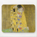 Gustav Klimt - De Kiss Muismat<br><div class="desc">De Kiss / Der Kuss - Gustav Klimt in 1907-1908</div>