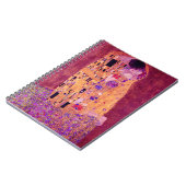 Gustav Klimt De Kiss Paars Notitieboek (Linkerzijde)