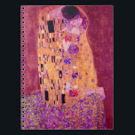 Gustav Klimt De Kiss Paars Notitieboek<br><div class="desc">Gustav Klimt De Kiss Paars</div>
