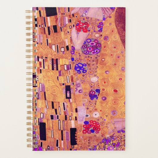 Gustav Klimt De Kiss Paars Planner (Voorkant)