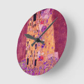 Gustav Klimt De Kiss Paars Ronde Klok (Hoek)