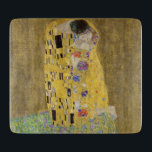 GUSTAV KLIMT : DE KISS SNIJPLANK<br><div class="desc">GLASKORTKOPPELRAAD : FIJNE KUNST : GUSTAV KLIMT : DE KISS</div>