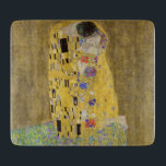 GUSTAV KLIMT : DE KISS SNIJPLANK<br><div class="desc">GLASKORTKOPPELRAAD : FIJNE KUNST : GUSTAV KLIMT : DE KISS</div>