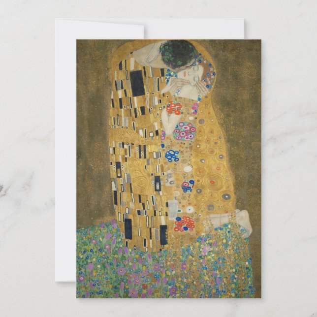 Gustav Klimt - De Kus (Voorkant)