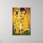 Gustav Klimt De Kus (1907-1908) Canvas Afdruk (Voorkant)