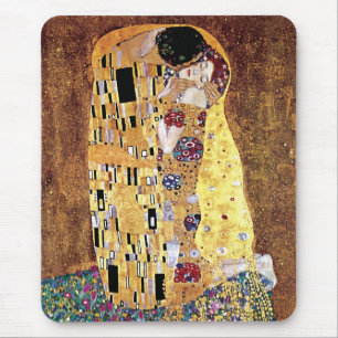 Gustav Klimt - De Kus - Art Nouveau Antiek Muismat