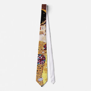 Gustav Klimt - De Kus - Art Nouveau Antiek Stropdas