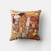 Gustav Klimt - De Kus - Art Nouveau uit het begin  Kussen (Achterkant)