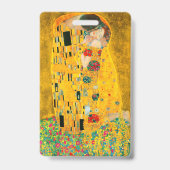Gustav Klimt De Kus Badge (Achterkant)