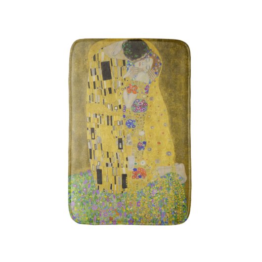 Gustav Klimt - De Kus Badmat (Voorkant Verticaal)