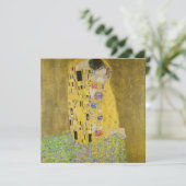 Gustav Klimt - De Kus Bedankkaart (Staand voorkant)