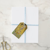 Gustav Klimt - De Kus Cadeaulabel (Met Touw)