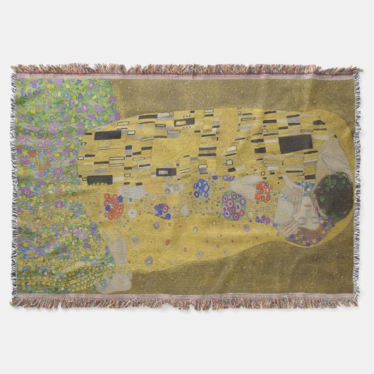 Gustav Klimt De Kus Deken (Voorkant)