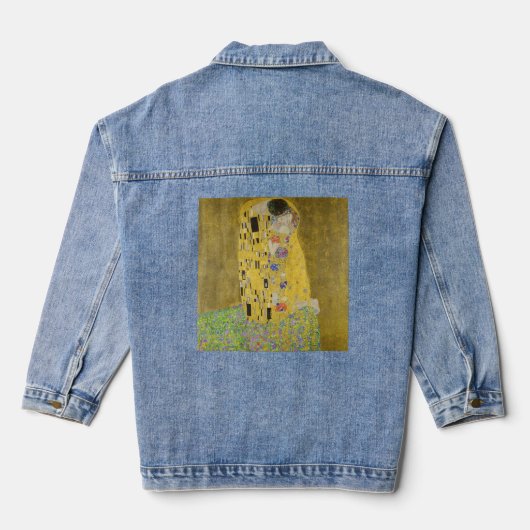 Gustav Klimt - De Kus Denim Jacket (Achterkant)