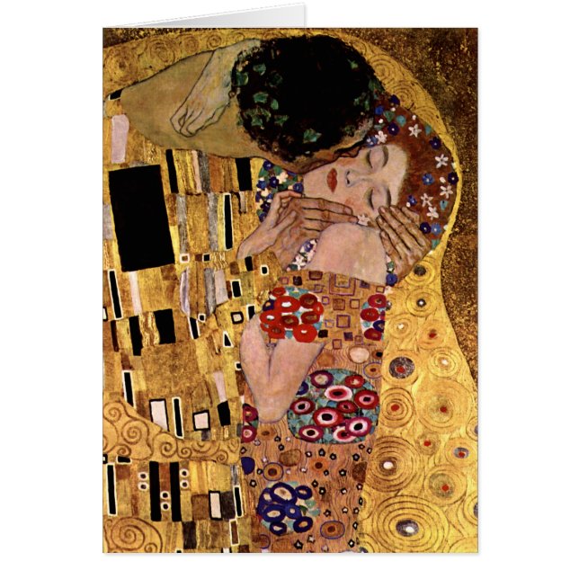Gustav Klimt: De Kus (detail) (Voorkant)