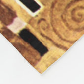 Gustav Klimt: De kus (detail) Fleece Deken (Hoek)