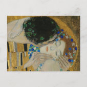 Gustav Klimt-De Kus (detail) | Gold Leaf Artwork Briefkaart (Voorkant)