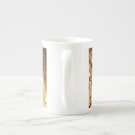 Gustav Klimt: De Kus (detail) Porselein Kop (Achterkant)