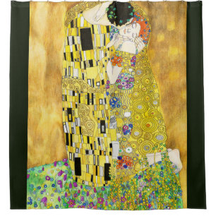 GUSTAV KLIMT DE KUS Douchegordijn