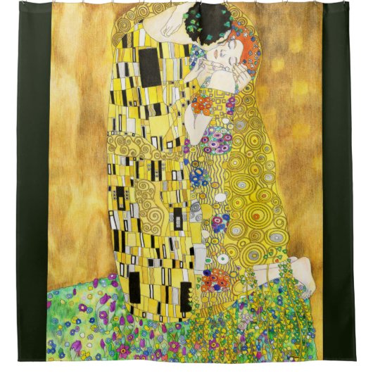 GUSTAV KLIMT DE KUS Douchegordijn (Voorkant)
