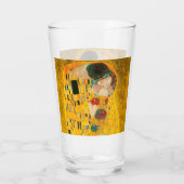 Gustav Klimt De Kus Glas (Achterkant)