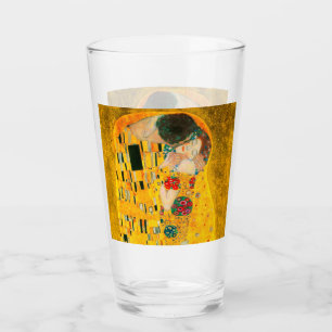 Gustav Klimt De Kus Glas