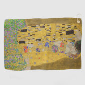 Gustav Klimt De Kus Golfhanddoek (Horizontaal)