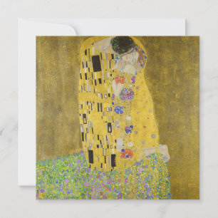 Gustav Klimt - De Kus Kaart