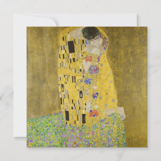 Gustav Klimt - De Kus Kaart (Voorkant)
