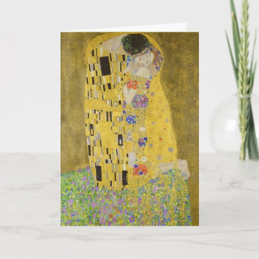 Gustav Klimt - De Kus Kaart (Voorkant)