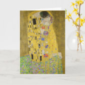 Gustav Klimt - De Kus Kaart (Gele Bloem)