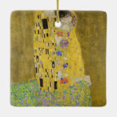 Gustav Klimt - De Kus Keramisch Ornament (Achterkant)