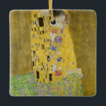 Gustav Klimt - De Kus Keramisch Ornament<br><div class="desc">De Kus / Der Kuss - Gustav Klimt in 1907-1908</div>