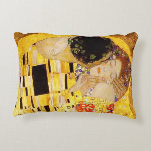 Gustav Klimt De Kus Klassiek Schilderij Accent Kussen
