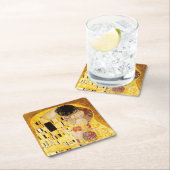 Gustav Klimt De Kus Klassiek Schilderij Kartonnen Onderzetters (Insitu)