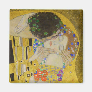 Gustav Klimt - De Kus Magneet