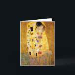 Gustav Klimt De Kus Note Kaart<br><div class="desc">Gustav Klimt De Kus kaart. Kunstwerk olieverf op doek van 1907-1908. The Kiss is het bekendste schilderij van Gustav Klimt,  een prachtig werk dat de hoogte van zijn gouden periode voorstelt. Een perfect cadeau voor liefhebbers van Oostenrijkse symboliek,  Gustav Klimt en beeldende kunst.</div>