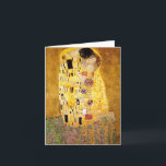 Gustav Klimt De Kus Note Kaart<br><div class="desc">Gustav Klimt De Kus kaart. Kunstwerk olieverf op doek van 1907-1908. The Kiss is het bekendste schilderij van Gustav Klimt,  een prachtig werk dat de hoogte van zijn gouden periode voorstelt. Een perfect cadeau voor liefhebbers van Oostenrijkse symboliek,  Gustav Klimt en beeldende kunst.</div>