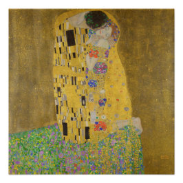 Gustav Klimt De Kus Perfect Poster