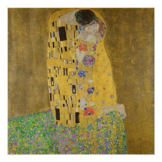 Gustav Klimt De Kus Perfect Poster