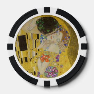 Gustav Klimt - De Kus Poker Chips