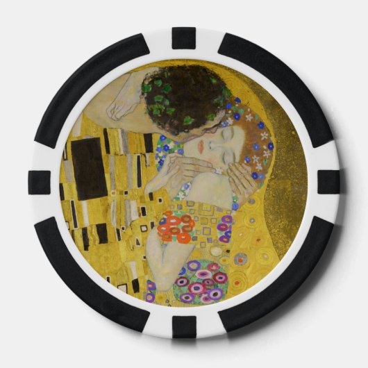 Gustav Klimt - De Kus Poker Chips (Voorkant)