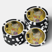 Gustav Klimt - De Kus Poker Chips (Opstapeling)