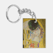 Gustav Klimt - De Kus Sleutelhanger (Voorkant Links)