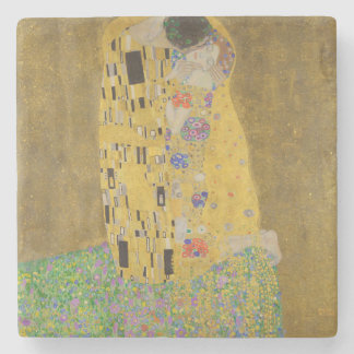 Gustav Klimt De Kus Stenen Onderzetter