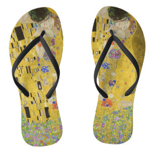 Gustav Klimt - De Kus Teenslippers