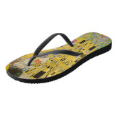 Gustav Klimt - De Kus Teenslippers (Schuin)