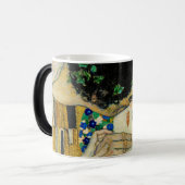 Gustav Klimt - De Kus / Valentijnsdag Magische Mok (Voorkant links)