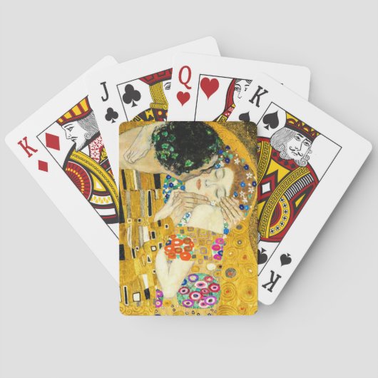 Gustav Klimt - De Kus / Valentijnsdag Pokerkaarten (Achterkant)