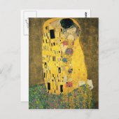 GUSTAV KLIMT - De kus van 1907 Briefkaart (Voorkant / Achterkant)